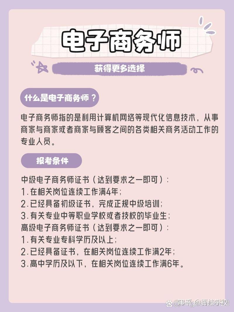 电子商务师证报考流程与报名条件详解